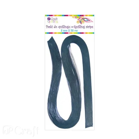 Paski do quillingu 3 mm - niebieskie, 100 szt, Dp Craft