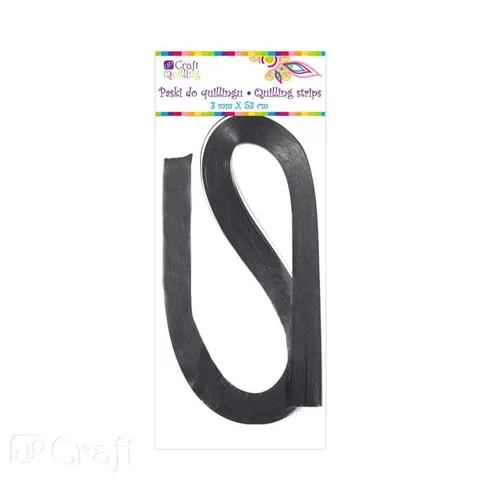 Paski do quillingu 3 mm - szare, 100 szt, Dp Craft