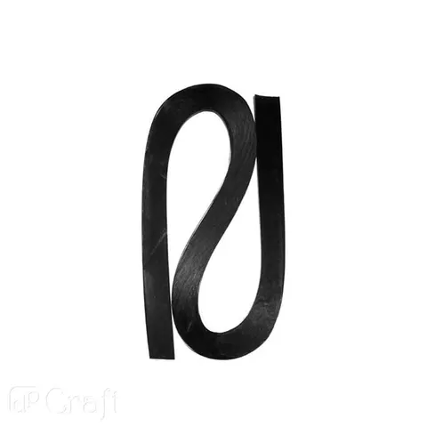 Paski do quillingu 6 mm - czarne, 100 szt, Dp Craft