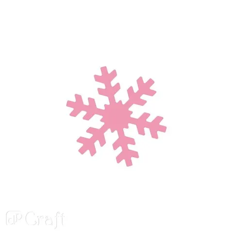 Dziurkacz ozdobny 2,5 cm śnieżynka 3, Dp Craft