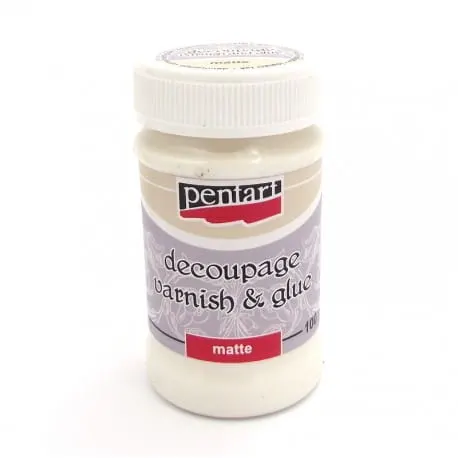 Klej z werniksem do decoupage matowy 100 ml, Pentart