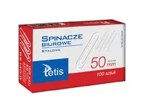 Spinacze biurowe 50 mm 100 szt. Tetis