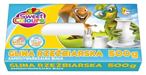 Glina samoutwardzalna biała 500g., Otocki