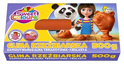 Glina samoutwardzalna terakota 500g., Otocki