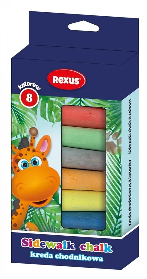 Kreda chodnikowa gruba 8 sztuk, Beniamin