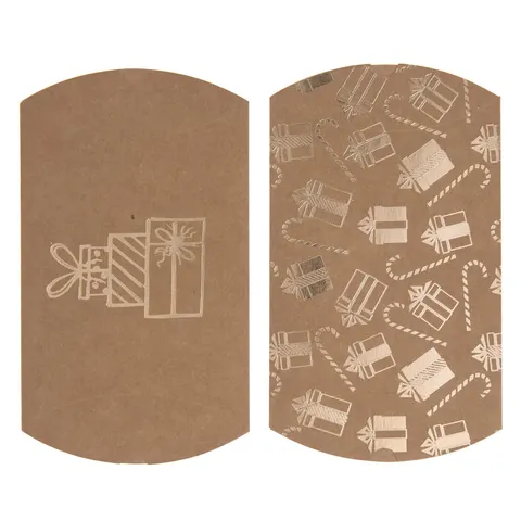 Pudełko prezentowe Kraft 10x11 cm Prezenty 4 sztuki Dp Craft