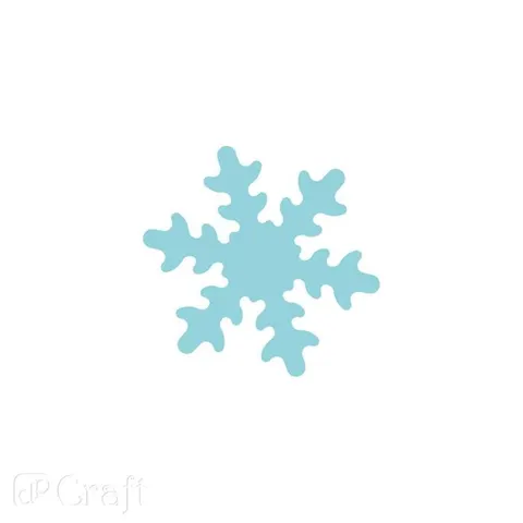 Dziurkacz ozdobny 3,8 cm Śnieżynka do papieru i pianki, Dp Craft