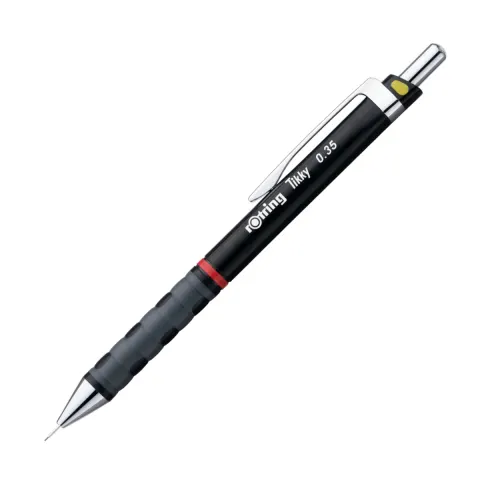 OŁÓWEK AUTOMATYCZNY 0,35MM ROTRING TIKKY III CZARNY 1szt.