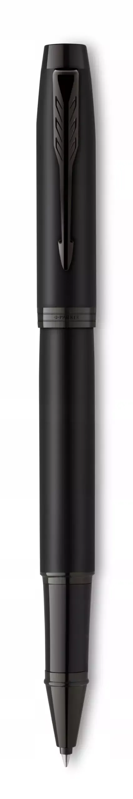 Pióro Kulkowe Parker IM Achromatic Black Czarne Końcówka F + Etui + Torebka