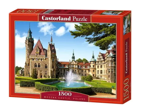Puzzle 1500 elementów Zamek Moszna Polska, Castorland