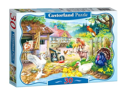 Puzzle 30 elementów Gospodarstwo wiejskie 4+, Castorland