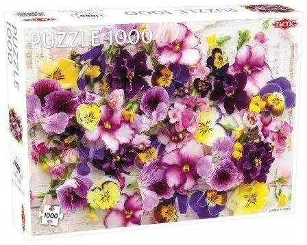 Puzzle 1000 elementów Letnie Kwiaty, Tactic