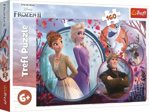 Puzzle Trefl 160 elementów Frozen II Siostrzana przygoda