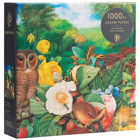 Puzzle 1000 elementów Nature Montages Moon Garden, Paperblanks