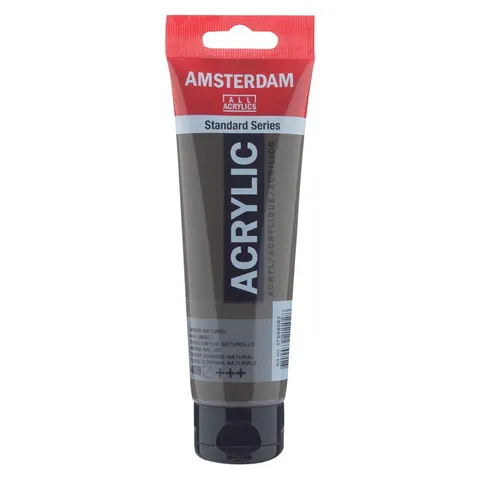 Farba akrylowa Talens Amsterdam Standard Acrylic Raw Umber 408 – 120 ml