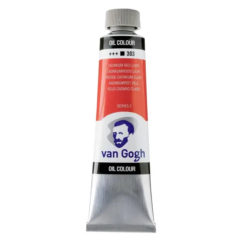 Farba olejna Van Gogh 303 Cadmium Red Light 40 ml, Talens