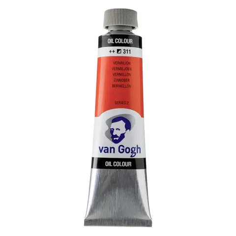 Farba olejna Van Gogh 311 Vermilion 40 ml, Talens