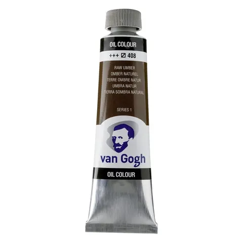 Farba olejna Van Gogh 408 Raw Umber 40 ml, Talens