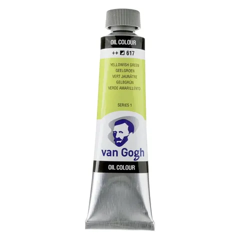 Farba olejna Van Gogh 617 Yellowish Green 40 ml, Talens