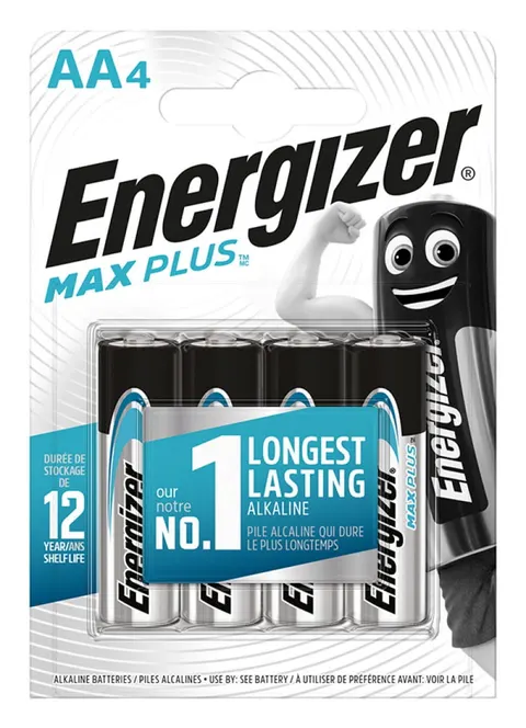 Baterie Energizer Max Plus AA LR6 1,5V 4 sztuki