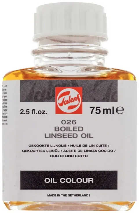 Olej lniany gotowany 75ml 026, Talens