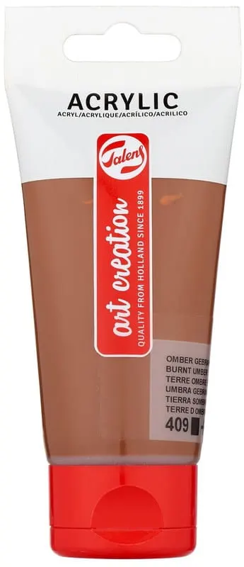 Farba akrylowa Talens 75 ml Burnt Umber ArtCreation