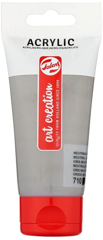 Farba akrylowa Talens 75 ml Neutral Grey ArtCreation
