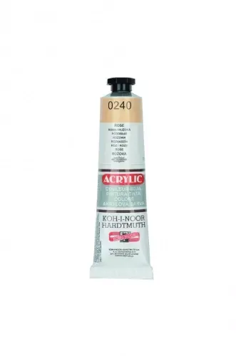 Farba akrylowa Koh-I-Noor Acrylic Różowy (Pink) nr 240 – tuba 40ml