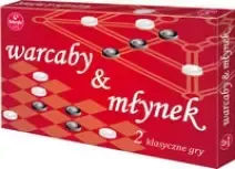 Gra zestaw Warcaby i Młynek, Kukuryku
