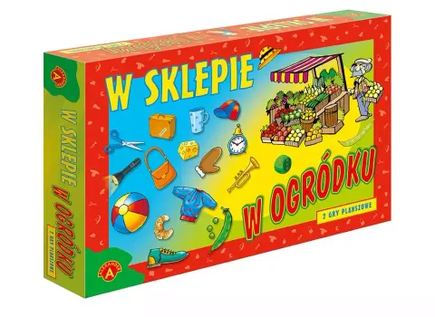 Gra W sklepie i w ogródku 2 gry planszowe, Alexander