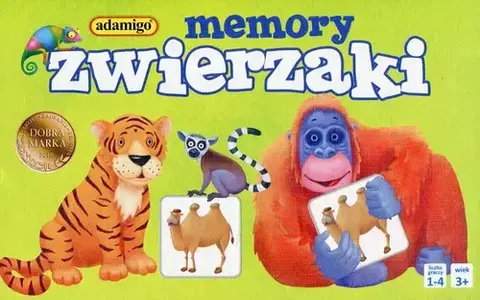 Gra Memory Mini Zwierzaki, Adamigo