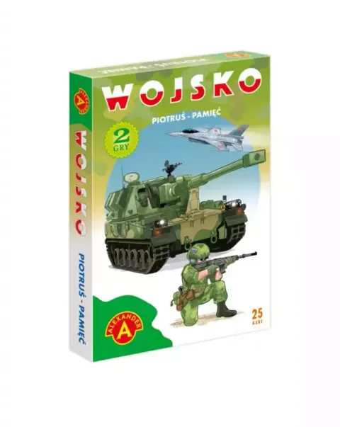 Karty do gry Piotruś + Pamięć Wojsko, Alexander