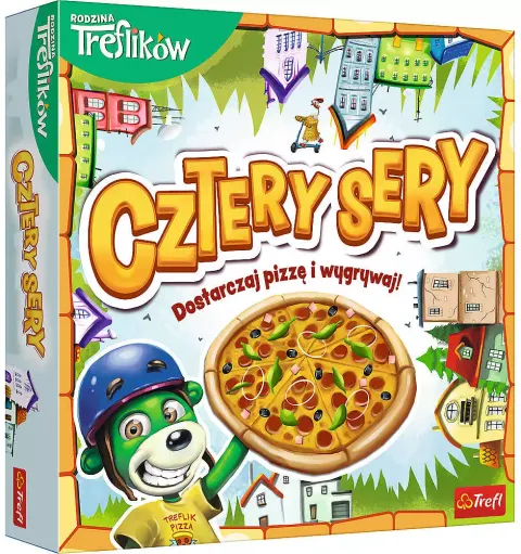 Cztery sery Rodzina Treflików Trefl - Gra planszowa dla dzieci