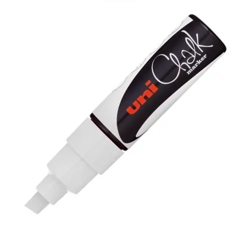 Marker kredowy UNI Chalk PWE-8K (biały)