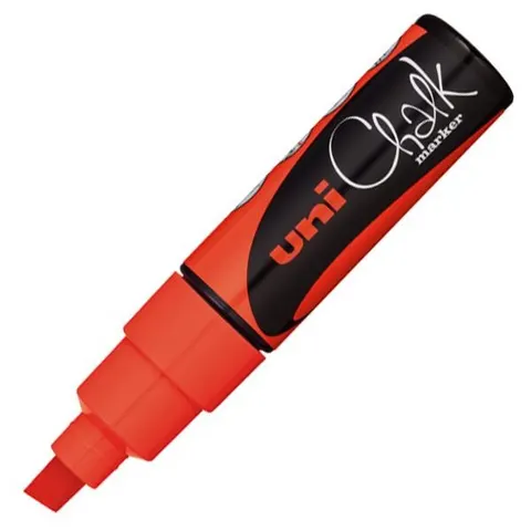 Marker kredowy UNI Chalk PWE-8K (czerwony)