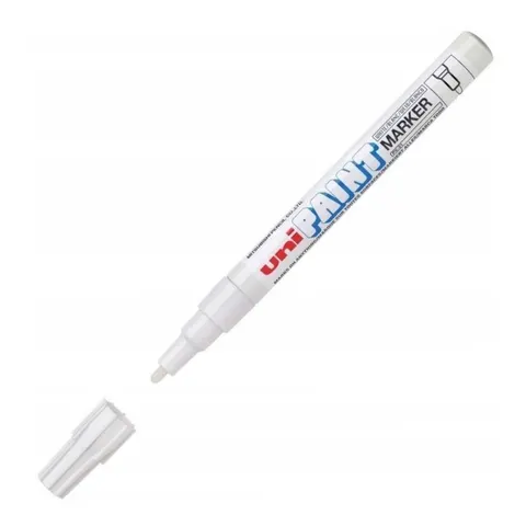 Marker olejowy UNI PX-21 końcówka okrągła 0,8-1,2mm kol. biały