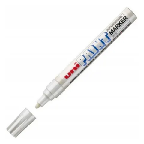 Marker olejowy UNI PX-20 końcówka okrągła 2,2-2,8mm kol. biały