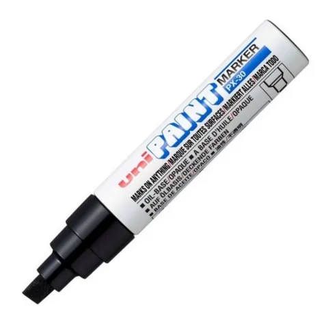 Marker olejowy 4,0–8,5mm ścięta UNI PX-30 czarny /UNPX30/6CA/