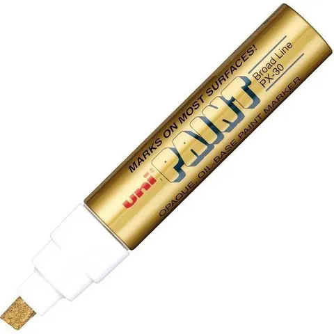 Marker olejowy 4,0–8,5mm ścięta UNI PX-30 złoty /UNPX30/6ZL/