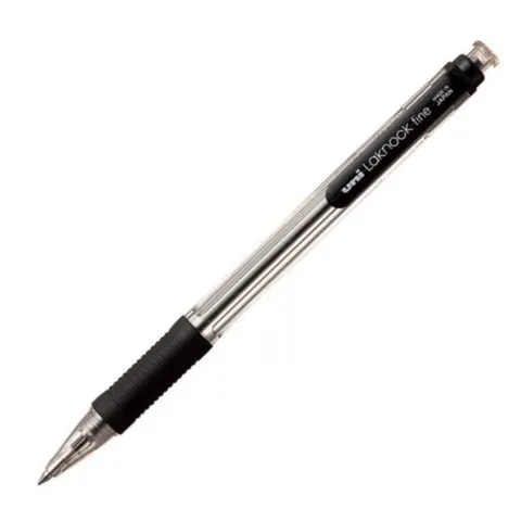 DŁUGOPIS AUT.SN-101 CZARNY UNI-BALL LAKNOCK