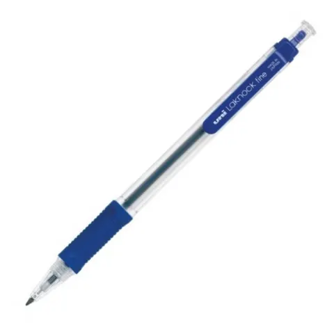 DŁUGOPIS AUT.SN-101 NIEBIESKI UNI-BALL LAKNOCK
