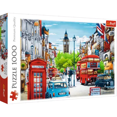 Puzzle Trefl 1000 elementów Ulica Londynu