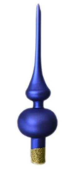 Czub gładki 28 cm niebieski mat