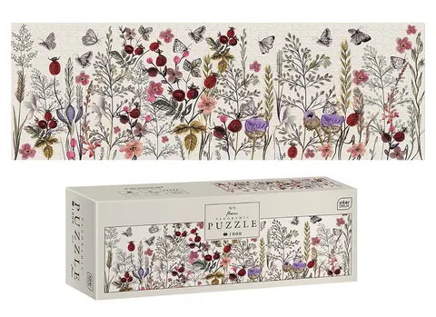 Interdruk Puzzle panoramiczne 1000 Flowers 1