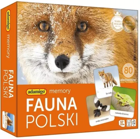 Gra memory Fauna Polski, Adamigo