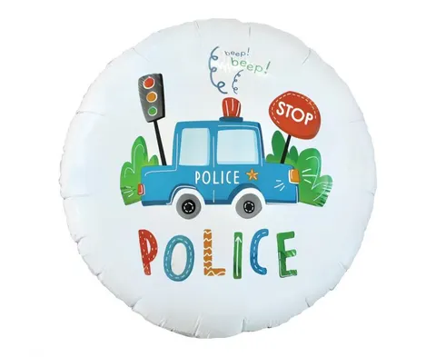 Balon foliowy Police Policja 36 cm, Godan