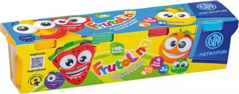 Masa plastyczna Frutolina 4 kolory x 100g Pachnąca, Astra