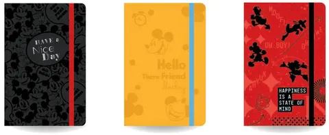 Notes z gumką A5 Disney Mickey Mouse Fashion 80 kartek linia, Coolpack