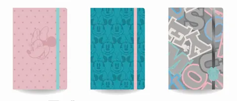 Notes z gumką A5 80 kartek linia Minnie Mouse Disney Fashion CoolPack, Patio