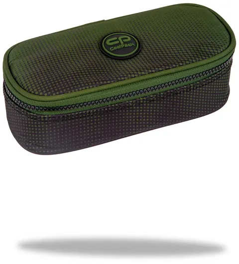Piórnik szkolny Coolpack owalny z klapką Gradient Grass Campus